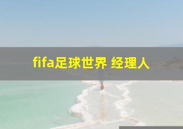 fifa足球世界 经理人